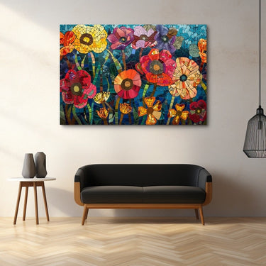 Colorful Flower Canvas Art